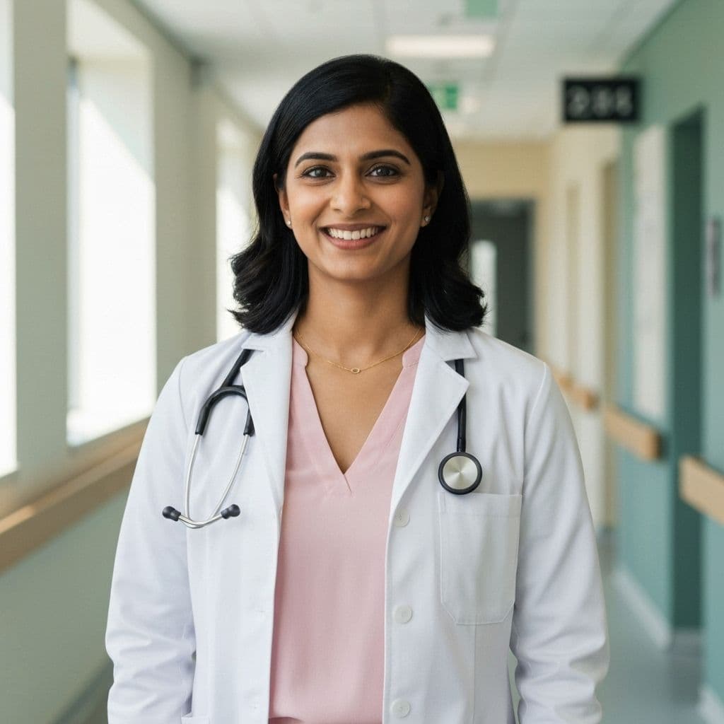 Person using facial recognition